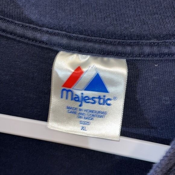 Navy Blue Beantown LS “MLB” collector Boston Red Sox Baseball Mens T Shirt XL - Picture 3 of 3